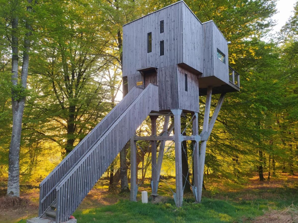 L'étape en forêt Villa Saint-Sever-Calvados Exterior foto